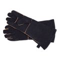 Rsvp International Leather Grill Gloves, Black, 2PK BQ-LGG